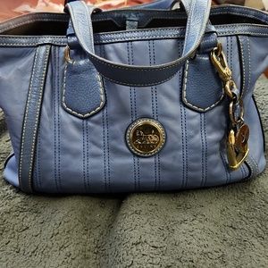Periwinkle Celine leather purse